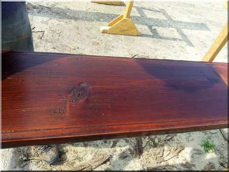 Antique plank