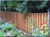 1 meter long pine fence element