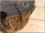 Sandblasted logs