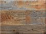 Décor de planches antiques sciées