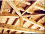 Roof structure from antique beams