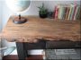 Natural wood table top