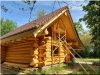 Log house material