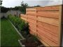 Wooden fence construction