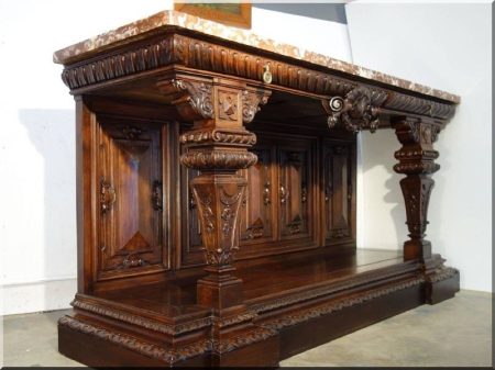 Renaissance style antique furniture