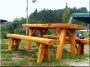 Locust log furniture