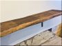 Thick, rustic walnut table top