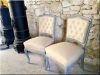 Renovierter neobarocker Stuhl