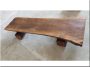 Oak rustic beam bench
