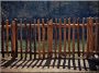  Eléments de clôture rustique,diam de 3 - 5 cm
