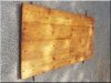 Dessus de table en planche de pin antique