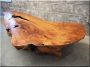Oak log table