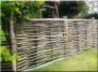 Wicker cane fence