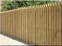 1,6 meter planed pine plank fence element