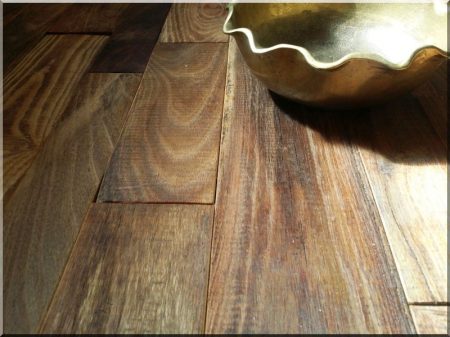 Swedish floor made of antique acacia wood