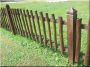 Fűrészelt akác kerítés oszlop, 2,5  méteres