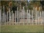Piliers de clôture d-acacia, 2,5 m