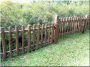Eléments de clôture d-acacia dédoublés, 0,8 m