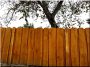 Rustic acacia fence, assembled, closed