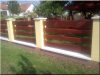   Elément de clôture de planche borov avec du bord, 20 - 25 cm