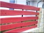 Elément de clôture de planche borov avec du bord, 16-20 cm