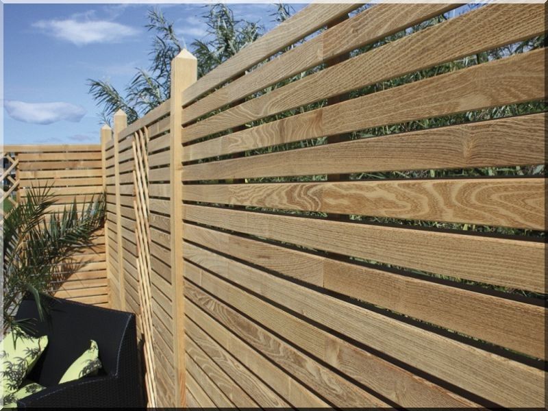 Acacia fence panel