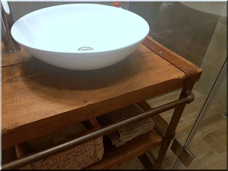 FürdÅszobapult antik bútor, egyedi natúr fa és loft designbútor ...