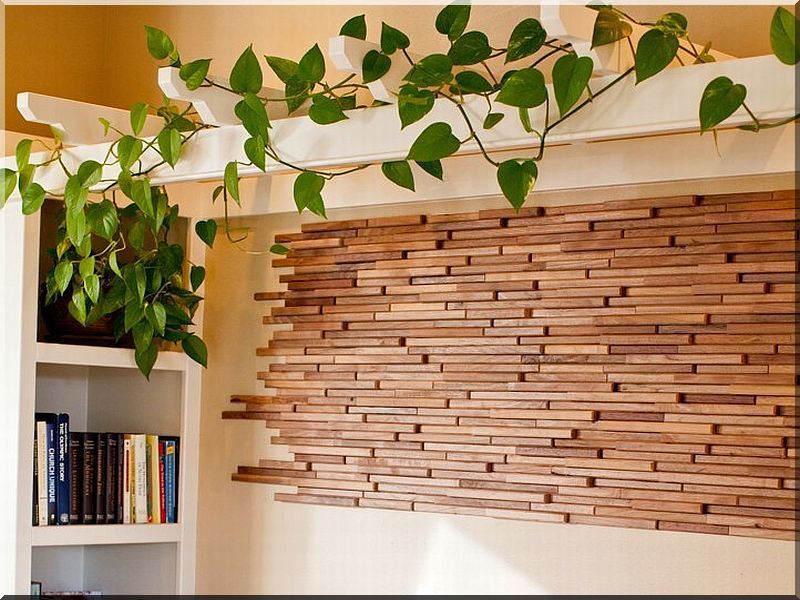 Wandbekleidung aus holz, dekoration, erlenbrett garteneinfassung ...