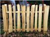 Rustic wooden fences