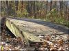 Wooden wooden bridge