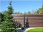 Planed pine plank fence element, 1,75 meter long