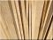 Machined alder slats
