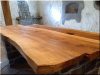 Natural wood table top