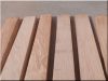 Planed oak slats