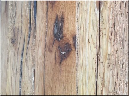 Glued antique oak beam