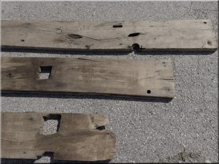 Old oak planks