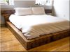 Beam bed frame