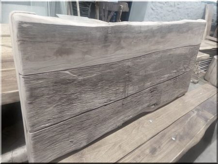 Dessus de table en planche de pin antique