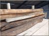 Thick, rustic walnut table top