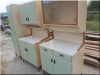 Three-part kitchen cabinet, retro