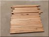 Planed acacia slats