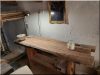 Washbasin made of antique planks