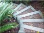Garden stairs frame