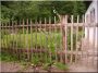 3 - 5 cm rustic acacia fence