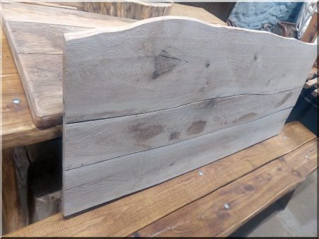 Dessus de table en planche de pin antique