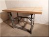 Table loft avec plateau en pin