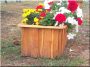 Boîte à fleur rustique d-acacia,  40 x 90 x 40 cm