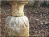 Carved granite column