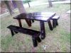 Old beech garden furniture