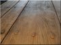 Plateau de table en planches anciennes